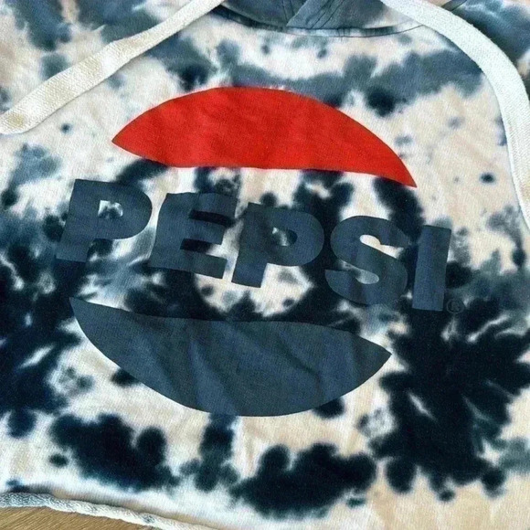 Pepsi tie dye sweatshirt.  Hoodie.  Women’s size XL. - Picture 2 of 3